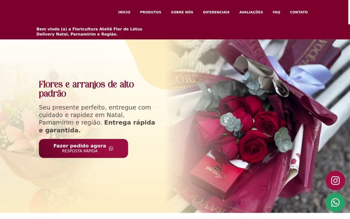 Screenshot of atelieflordelotus.com.br