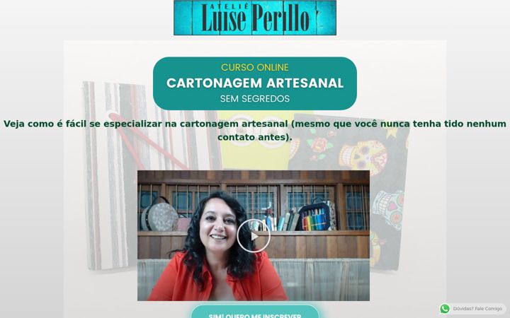 Screenshot of atelieluiseperillo.com