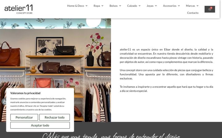 Captura de ecrã de atelier-11.es