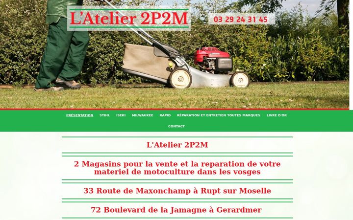 Screenshot του atelier-2p2m.fr
