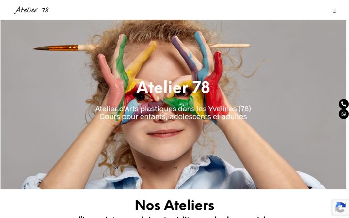 Screenshot of atelier-78.com