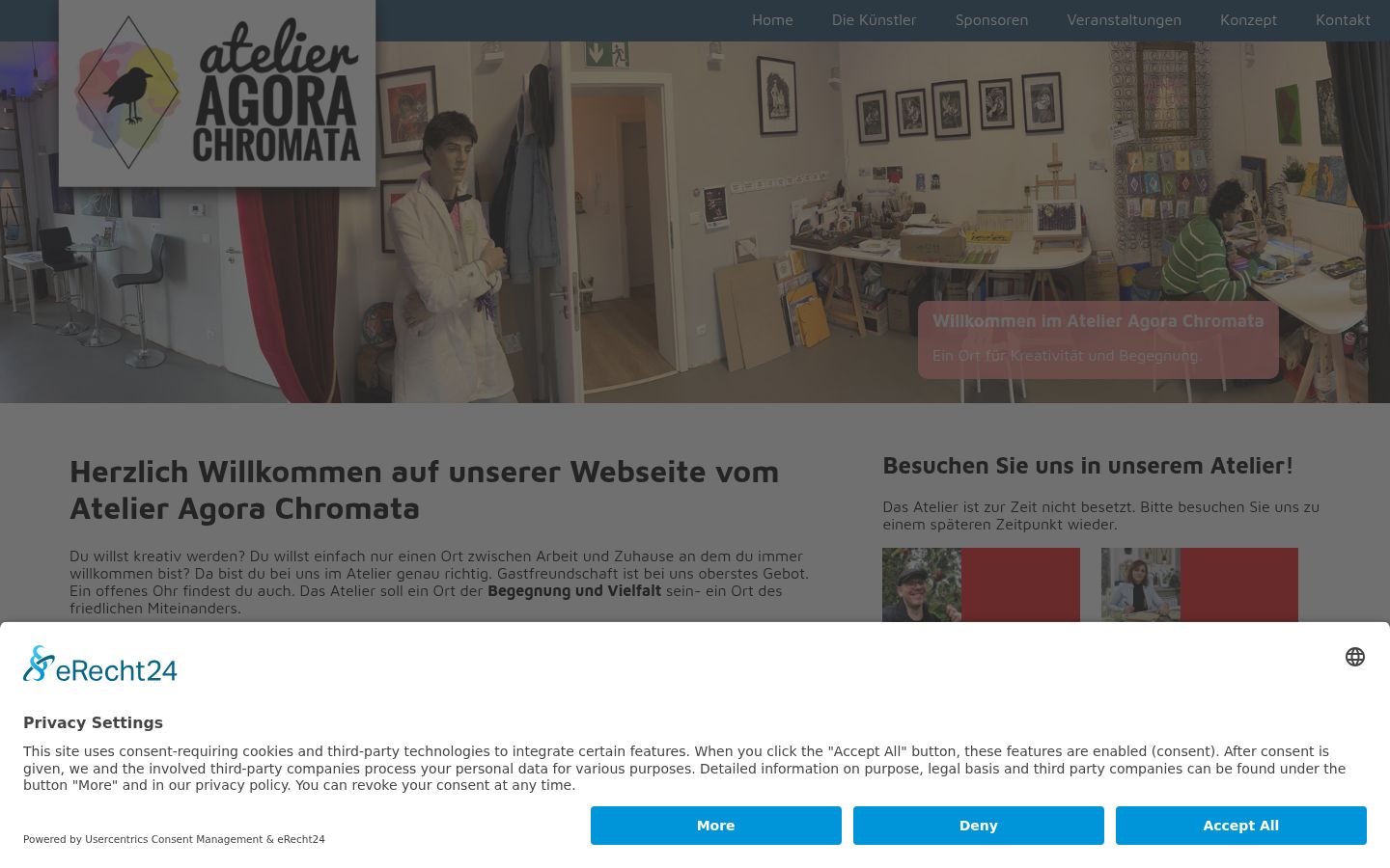 Sutikimo reklamjuostės, rodytos prieš bet kokią sąveiką, ekrano kopija