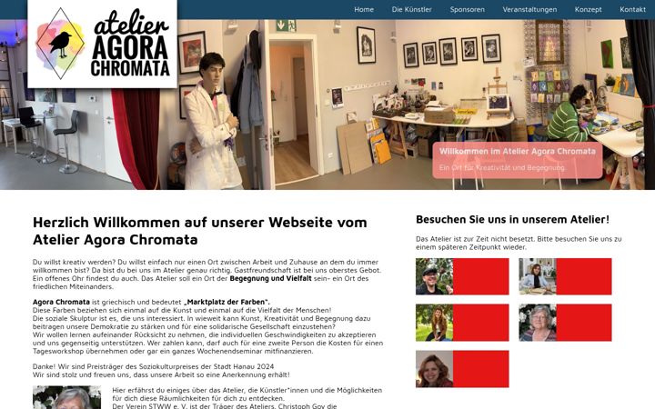 Screenshot του atelier-agora-chromata.de