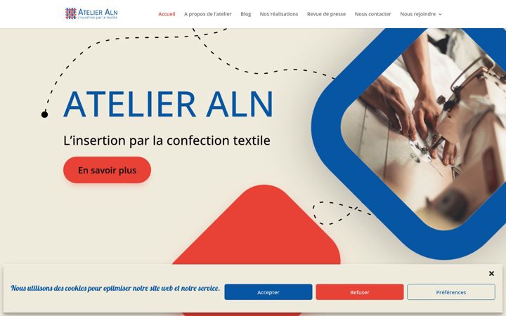 Screenshot του atelier-aln.fr