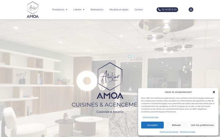 Screenshot του atelier-amoa.fr