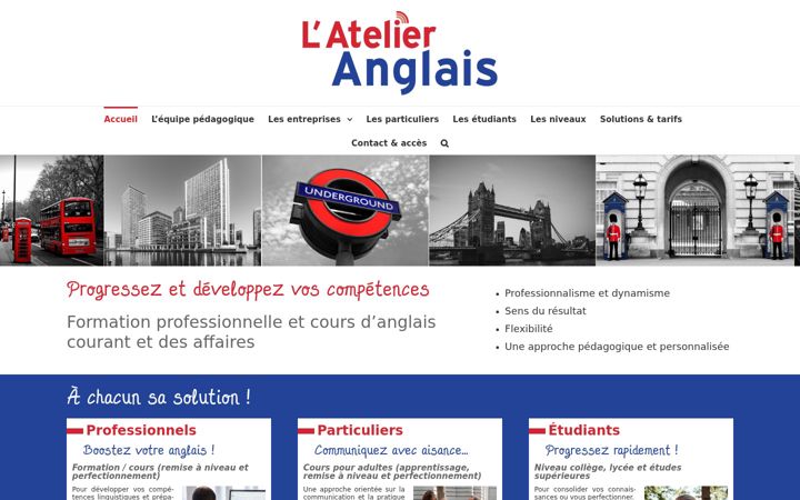 Screenshot of atelier-anglais.com