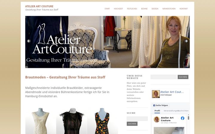 Screenshot of atelier-art-couture.de
