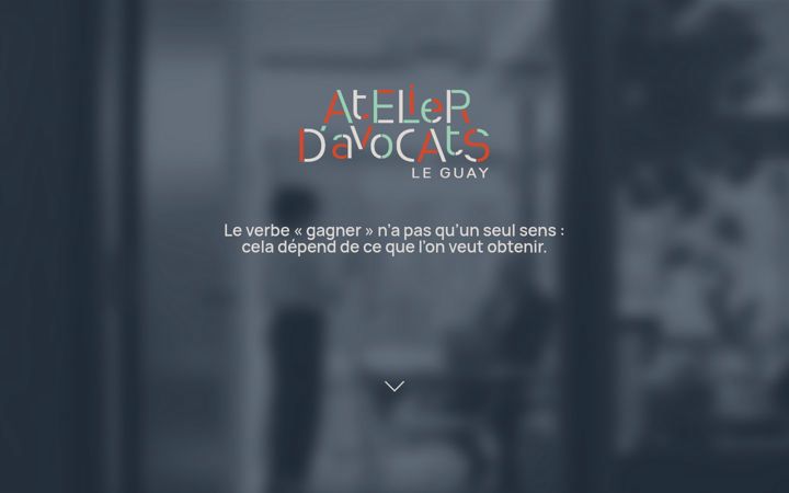Kuvakaappaus sivustosta atelier-avocats-le-guay.fr
