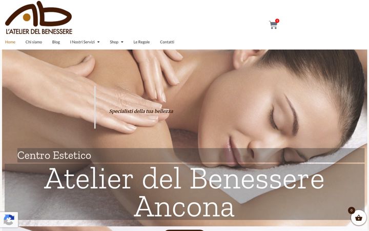 Screenshot of atelier-benessere.com