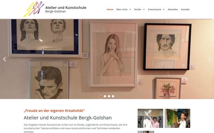 Screenshot of atelier-bergk-golshan.com