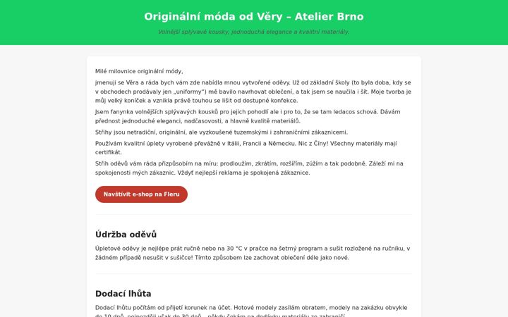 Screenshot of atelier-brno.cz