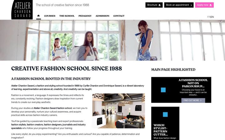 Screenshot of atelier-chardon-savard.net