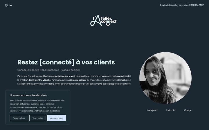 Screenshot of atelier-connect.com
