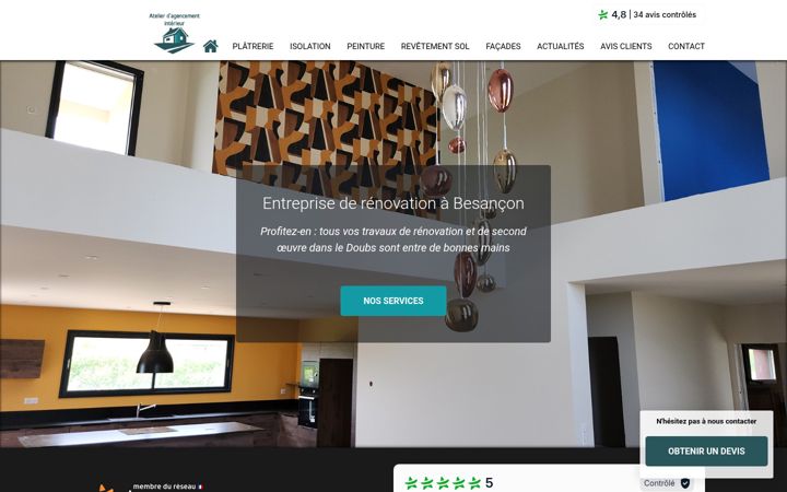 Screenshot of atelier-dagencement-interieur.com