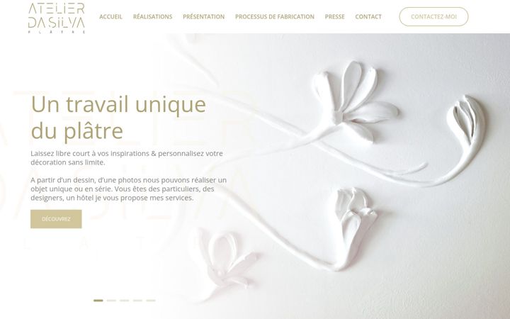 Screenshot of atelier-dasilva.com