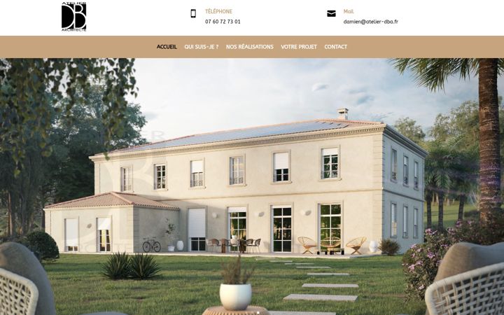 Screenshot of atelier-dba-33.com