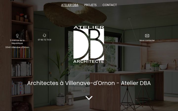 Screenshot of atelier-dba.fr