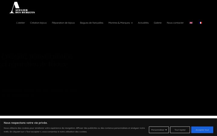 Screenshot of atelier-des-bergues.ch
