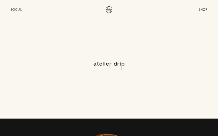 Snimka zaslona za atelier-drip.com