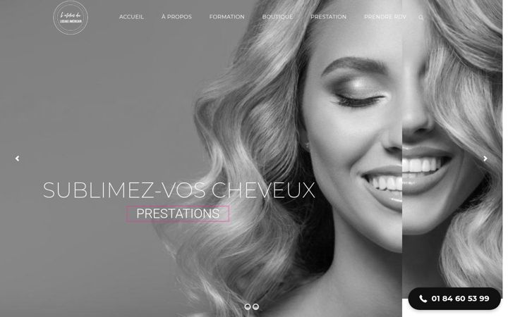 Snimka zaslona za atelier-du-lissage.com