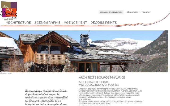Screenshot of atelier-ducloz.archi