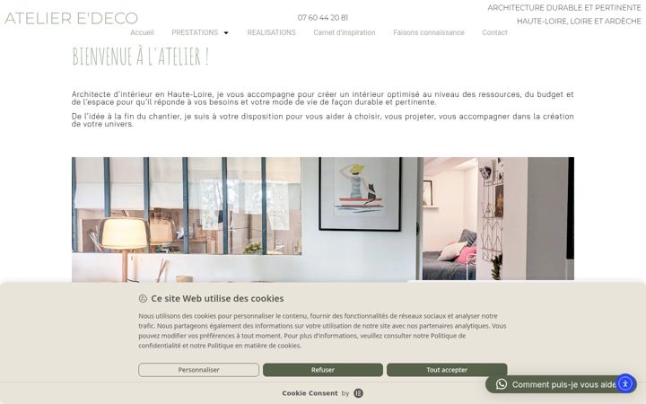 Ekrānuzņēmums no atelier-e-deco.fr