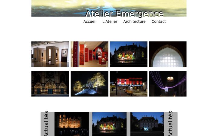 Screenshot of atelier-emergence.fr