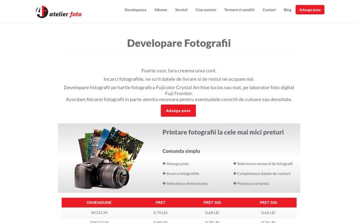 Screenshot of atelier-foto.ro
