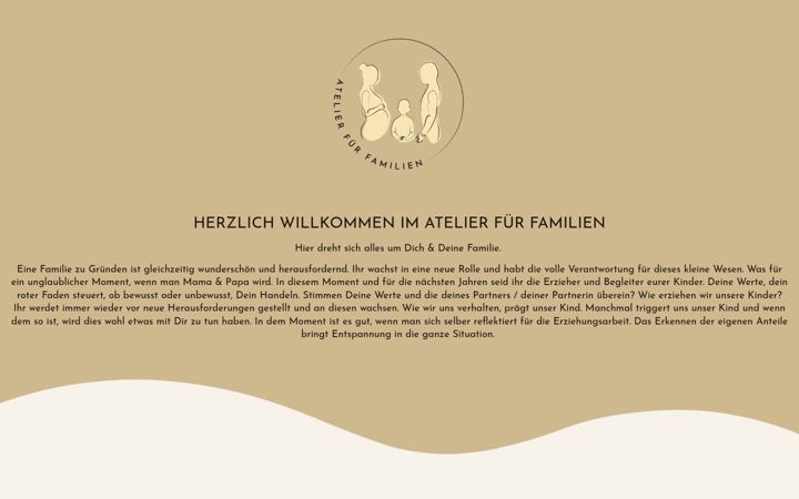 Screenshot of atelier-fuer-familien.ch
