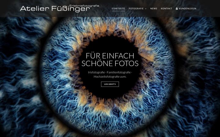 Screenshot του atelier-fuessinger.de
