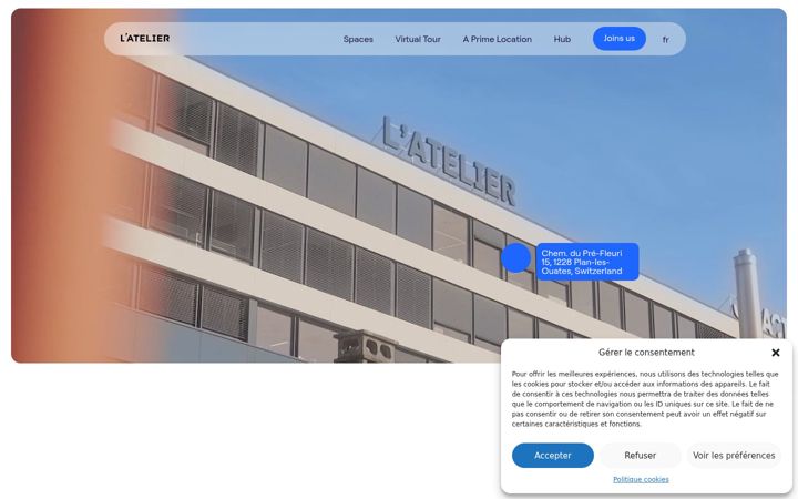 Screenshot of atelier-geneve.com