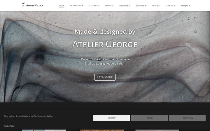 Ekrānuzņēmums no atelier-george.fr