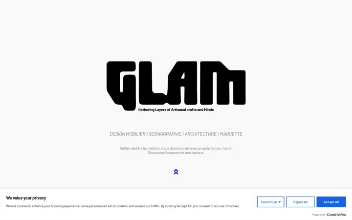 Screenshot of atelier-glam.fr