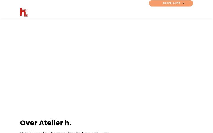 Captură de ecran a atelier-h.nl