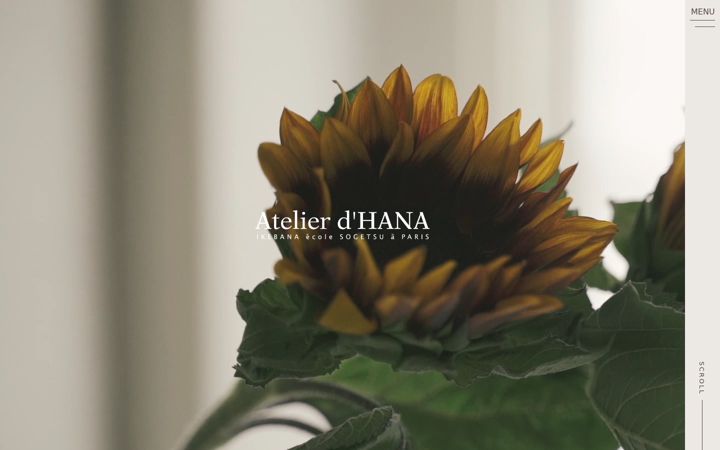 Ekrānuzņēmums no atelier-hana.fr