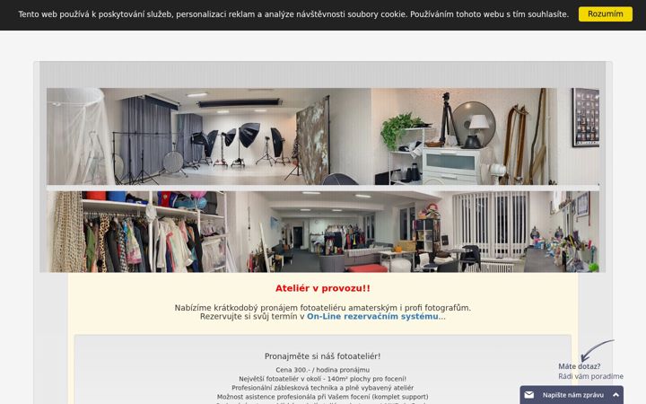 Screenshot of atelier-havirov.cz