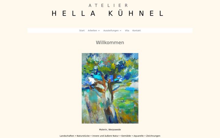 Screenshot του atelier-hella-kuehnel.de