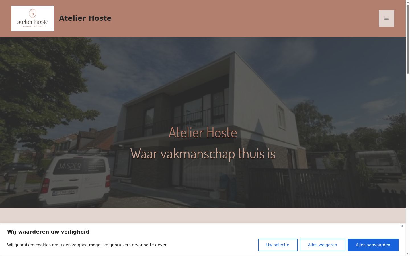 Screenshot des Einwilligungsbanners vor jeglicher Interaktion