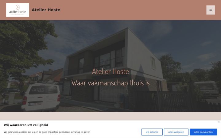 Screenshot di atelier-hoste.be