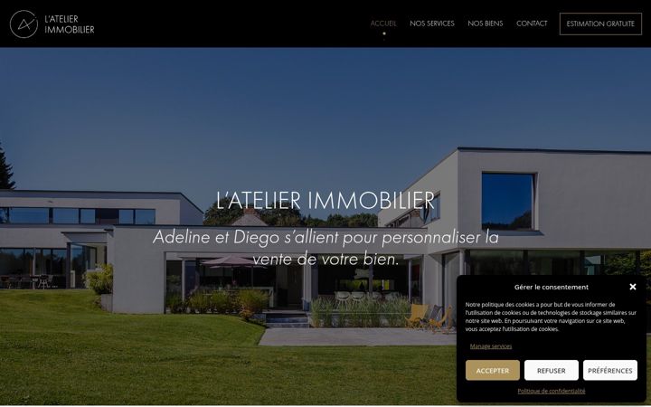 Screenshot di atelier-immobilier.be