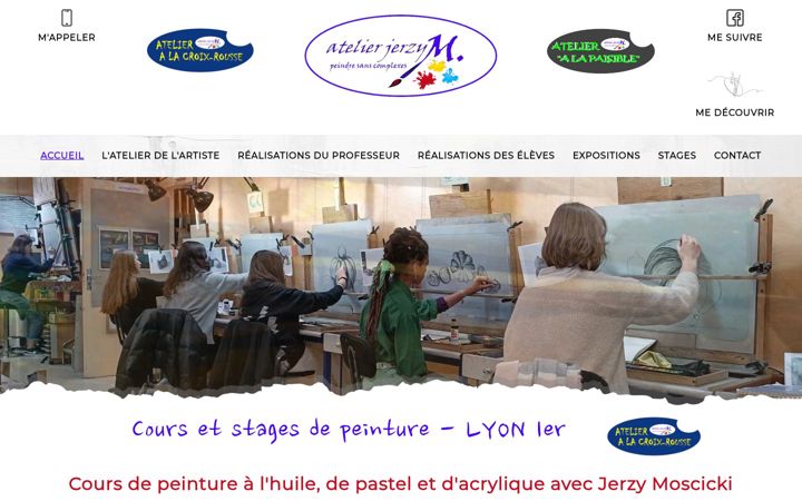 Screenshot of atelier-jerzy-m.fr