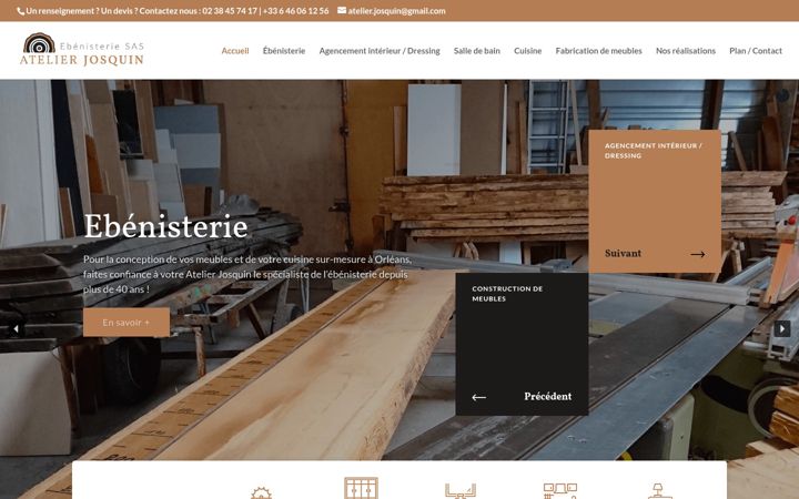Capture d'écran de atelier-josquin.fr