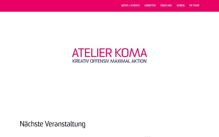 Screenshot of atelier-koma.de