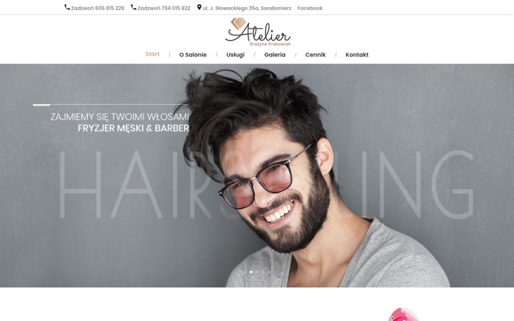 Screenshot of atelier-krakowiak.pl