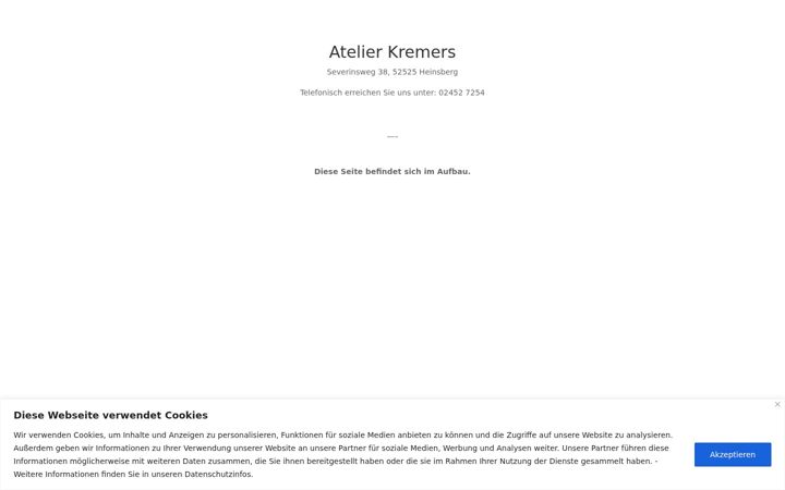 Screenshot of atelier-kremers.de