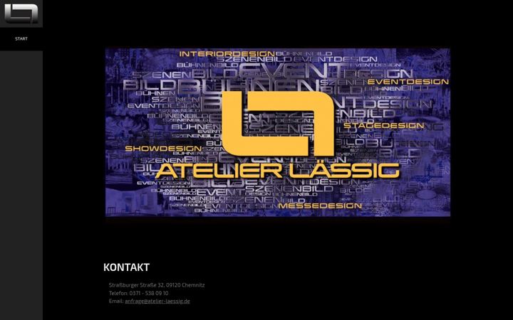 Screenshot of atelier-laessig.de