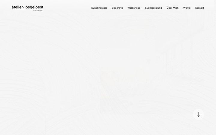 Screenshot of atelier-losgeloest.de