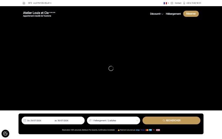 Screenshot of atelier-louis-et-cie.fr