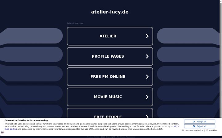 Screenshot of atelier-lucy.de