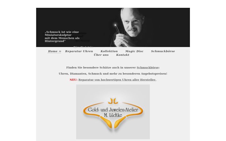 Screenshot of atelier-luedtke.de